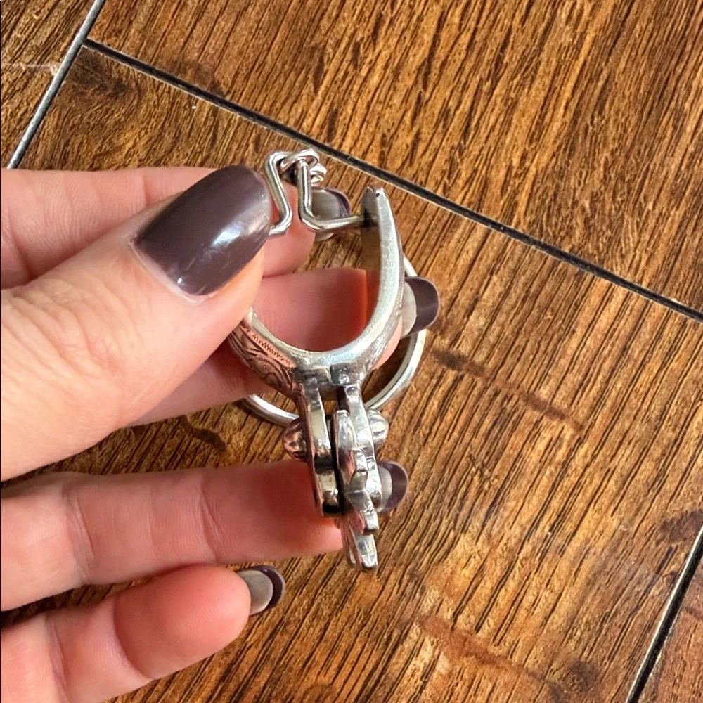 Charro Spurs Keychain